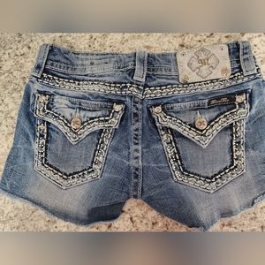 Miss Me Distressed Shorts 27